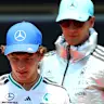 SUZUKA, JAPAN - MARCH 28: Pole position qualifier Andrea Kimi Antonelli of Italy and Mercedes AMG