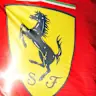 A Ferrari flag. Formula One World Championship, Rd4, San Marino Grand Prix, Qualifying Day, Imola,
