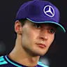 SINGAPORE, SINGAPORE - OCTOBER 11: Ninth placed George Russell of Great Britain and Mercedes AMG