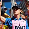 MADRID, SPAIN - SEPTEMBER 10: Franco Colapinto of Argentina and Alpine F1 speaks in the Drivers