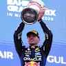 KUALA LUMPUR, MALAYSIA - OCTOBER 04: Race winner Max Verstappen of the Netherlands and Oracle Red