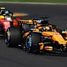SPA, BELGIUM - JULY 19: Oscar Piastri of Australia driving the (81) McLaren MCL40 Mercedes leads