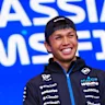 SPA, BELGIUM - JULY 18: Alexander Albon of Thailand and Williams on stage prior to final practice