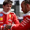 NORTHAMPTON, ENGLAND - JULY 05: Race winner Charles Leclerc of Monaco and Scuderia Ferrari and