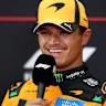 BUDAPEST, HUNGARY - JULY 25: Pole position qualifier Lando Norris of Great Britain and McLaren in