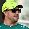 MONZA, ITALY - SEPTEMBER 04: Fernando Alonso of Spain and Aston Martin F1 Team on stage prior to