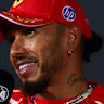 MONZA, ITALY - SEPTEMBER 03: Lewis Hamilton of Great Britain and Scuderia Ferrari speaks in the