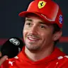 MEXICO CITY, MEXICO - OCTOBER 29: Charles Leclerc of Monaco and Scuderia Ferrari speaks in the