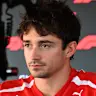 AUSTIN, TEXAS - OCTOBER 22: Charles Leclerc of Monaco and Scuderia Ferrari talks to the media