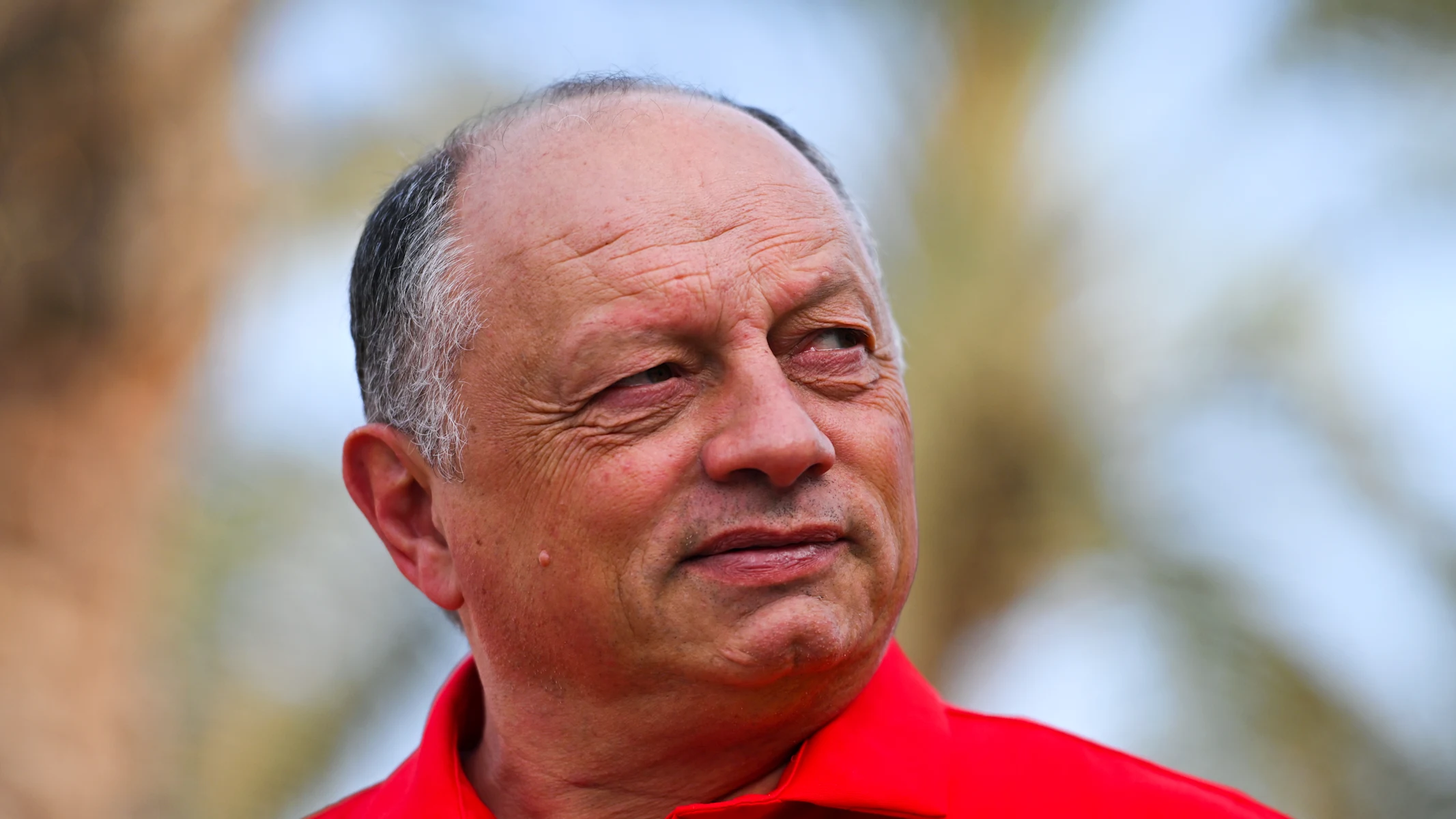 BAHRAIN, BAHRAIN - FEBRUARY 11: Frederic Vasseur, Team Principal of Scuderia Ferrari looks on in