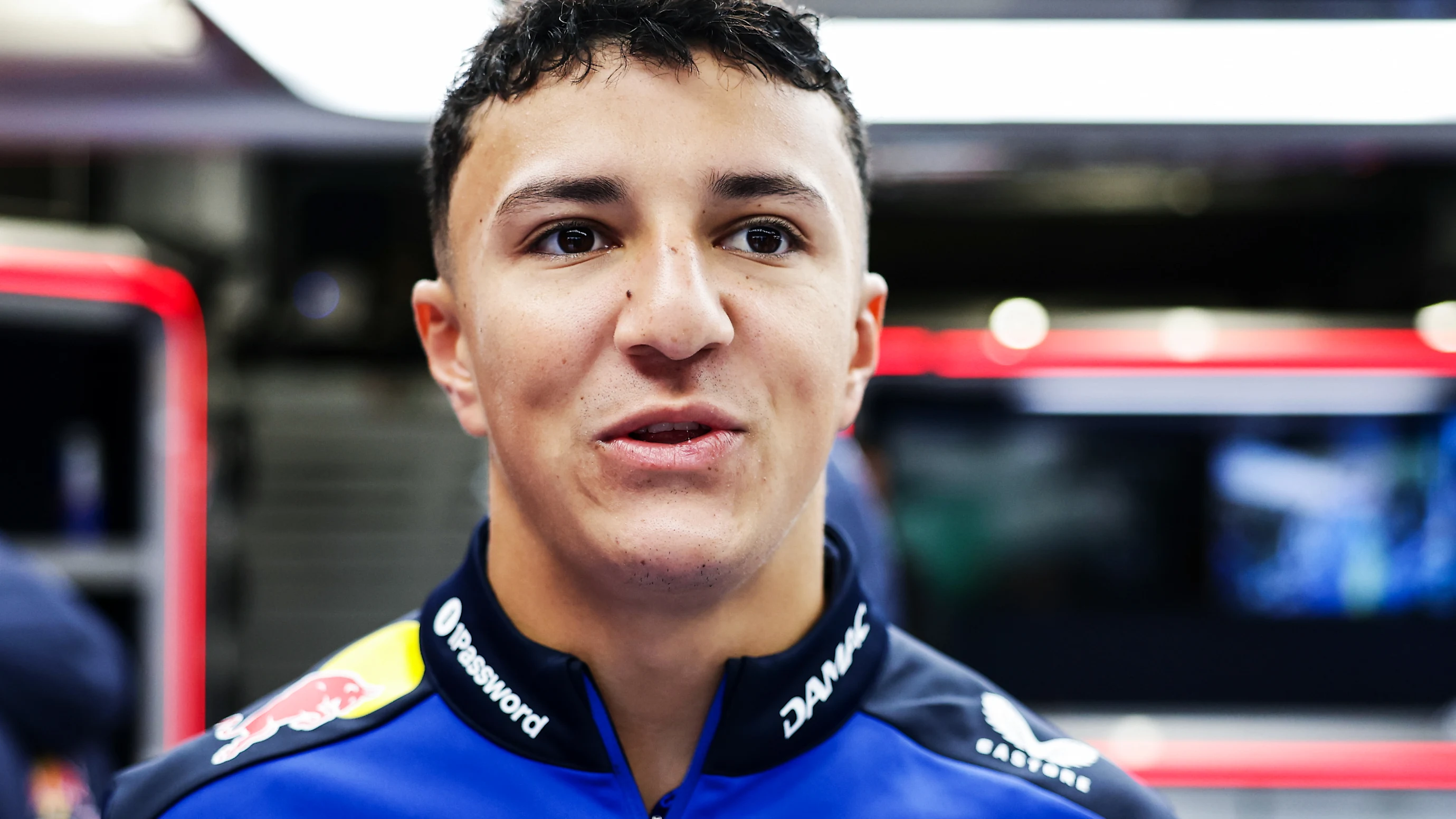 ZANDVOORT, NETHERLANDS - AUGUST 22: Isack Hadjar of France and Oracle Red Bull Racing looks on