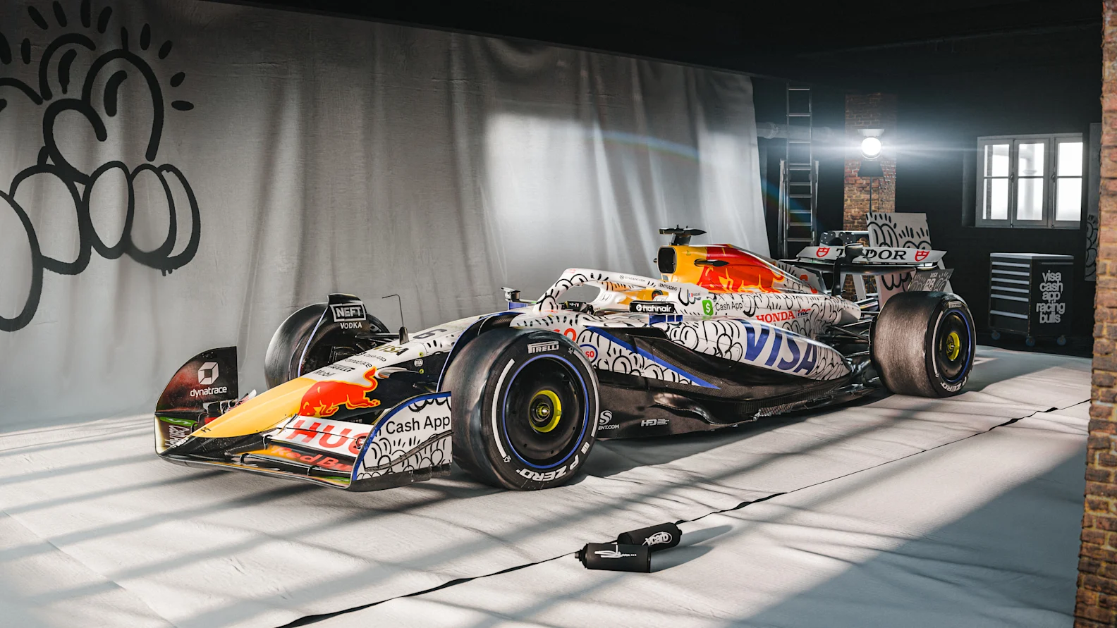 Visa Cash App Racing Bulls 2025 Special Livery for the British Grand Prix // VCARB / Red Bull Content Pool // SI202507010110 // Usage for editorial use only //