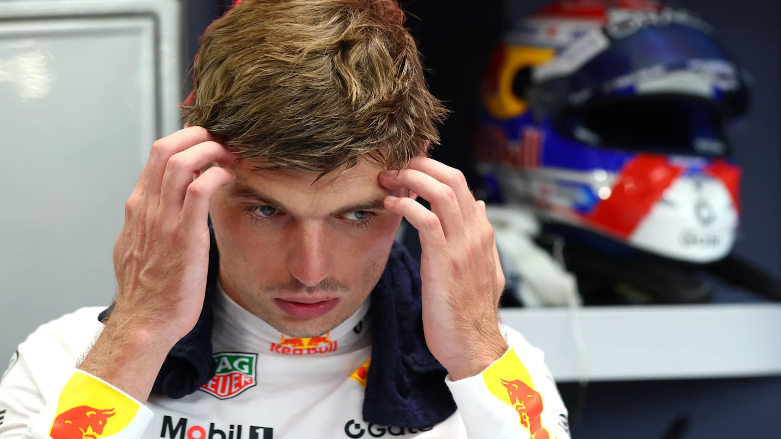 SINGAPORE, SINGAPORE - OCTOBER 03: Max Verstappen of the Netherlands and Oracle Red Bull Racing