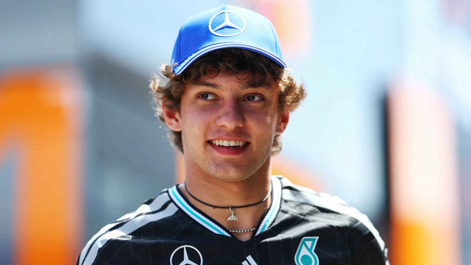BARCELONA, SPAIN - JUNE 11: Andrea Kimi Antonelli of Italy and Mercedes AMG Petronas F1 Team looks
