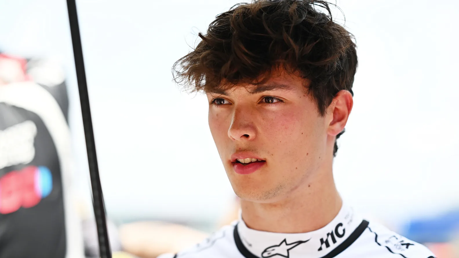MIAMI, FLORIDA - MAY 02: Oliver Bearman of Great Britain and Haas F1 looks on during the Sprint