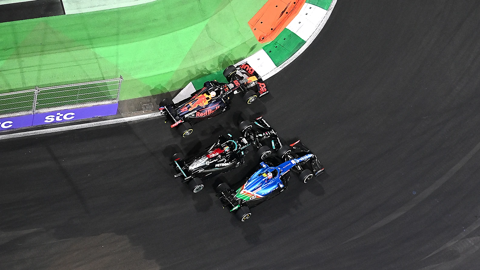 JEDDAH, SAUDI ARABIA - DECEMBER 05: Esteban Ocon of France driving the (31) Alpine A521 Renault,