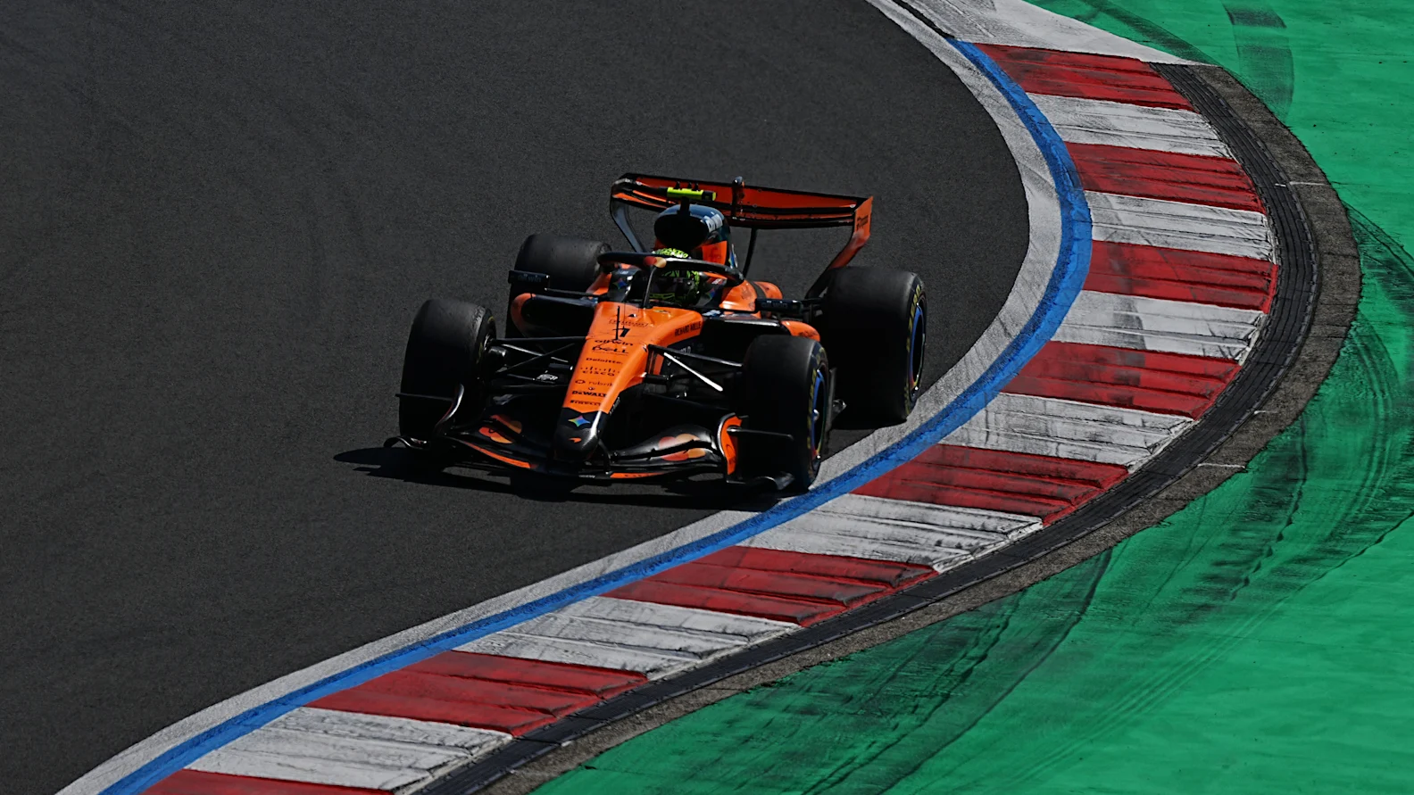 SHANGHAI, CHINA - MARCH 14: Lando Norris of Great Britain driving the (1) McLaren MCL40 Mercedes on