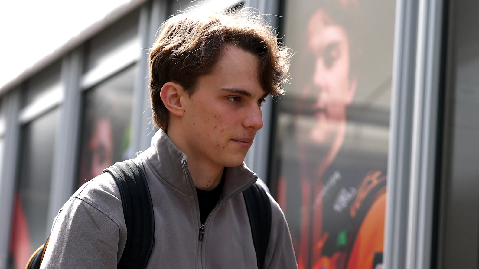 SUZUKA, JAPAN - MARCH 26: Oscar Piastri of Australia and McLaren arrives in the Paddock during