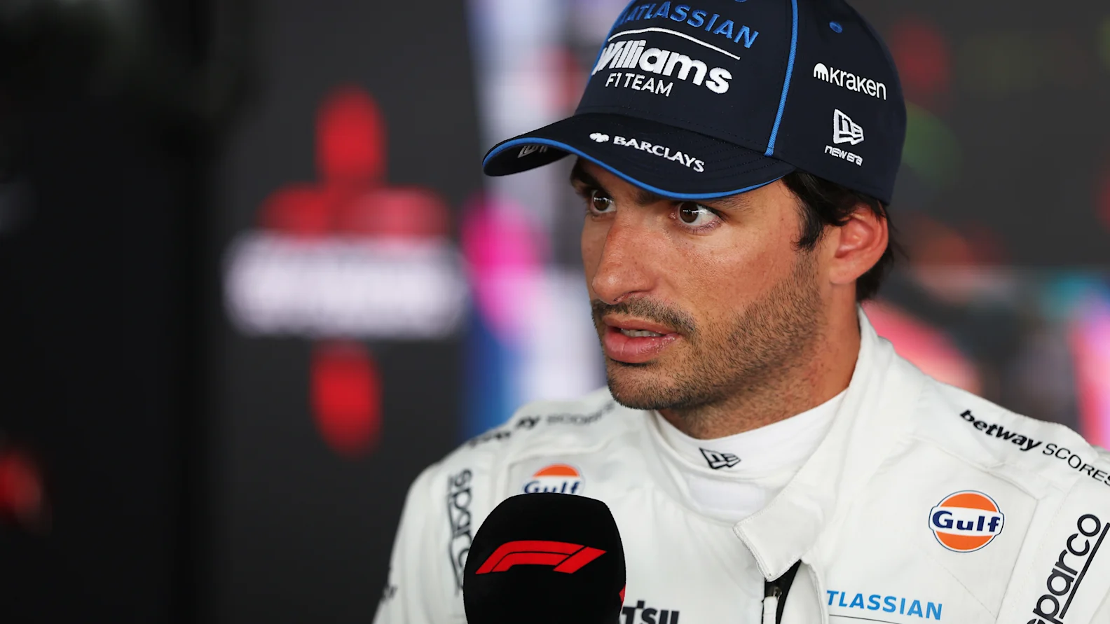 MONTREAL, QUEBEC - MAY 23: Fifteenth placed qualifier Carlos Sainz of Spain and Williams is
