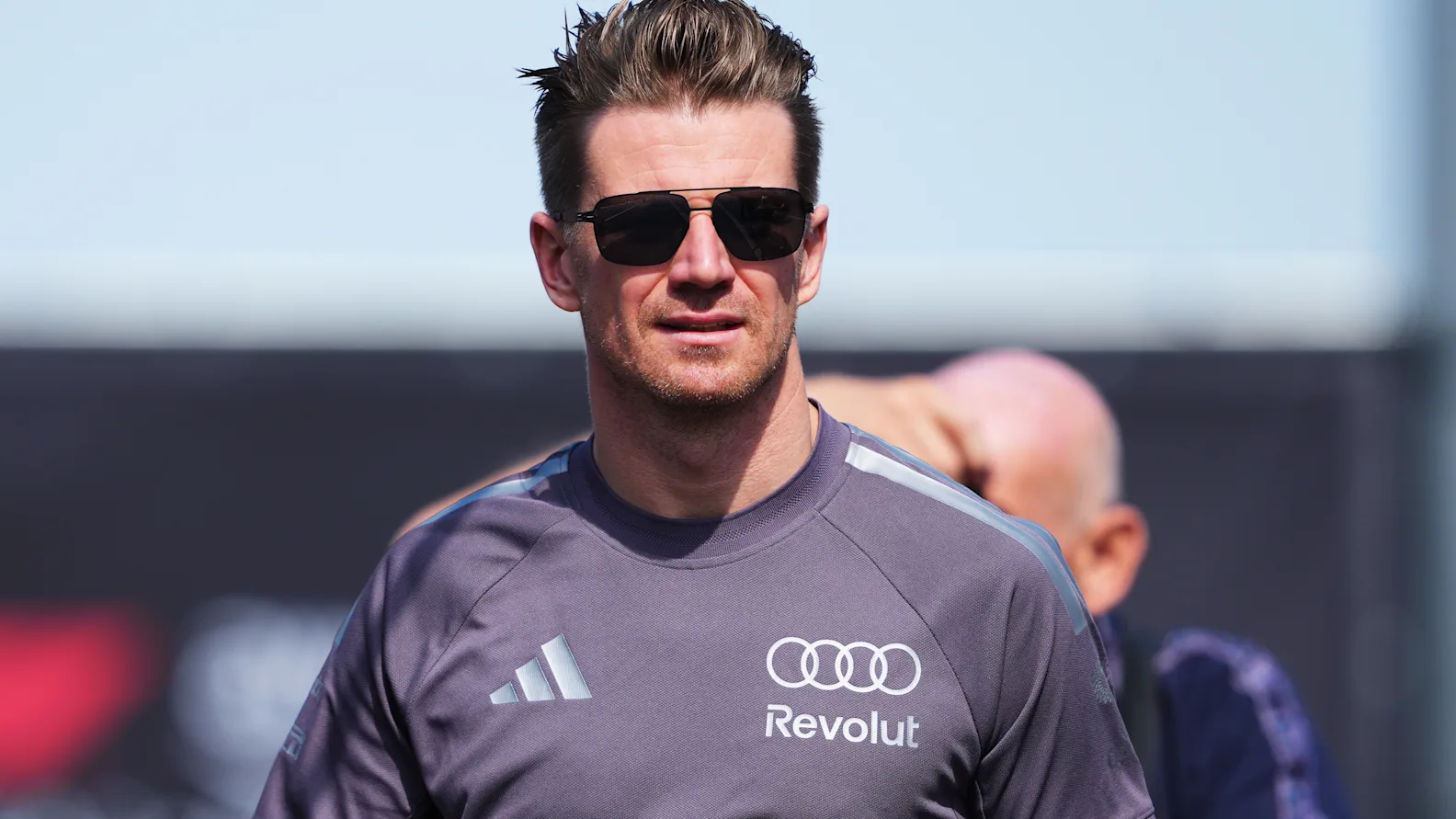 BUDAPEST, HUNGARY - JULY 26: Nico Hulkenberg of Germany and Audi F1 Team arrives in the Paddock prior to the F1 Grand Prix of Hungary at Hungaroring on July 26, 2026 in Budapest, Hungary. (Photo by Sona Maleterova/Getty Images)