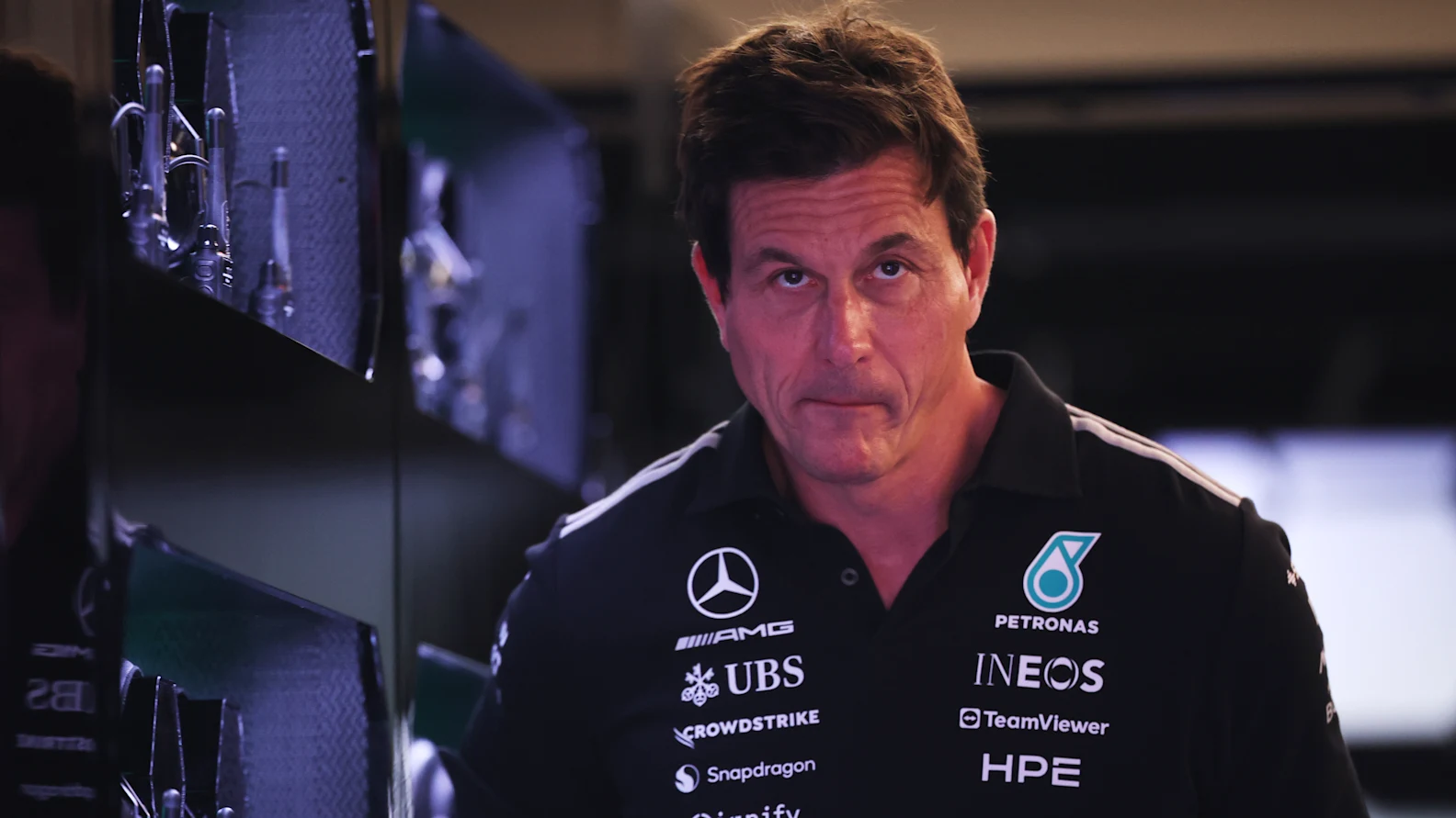 AUSTIN, TEXAS - OCTOBER 24: Toto Wolff, Executive Director of Mercedes AMG Petronas F1 Team looks