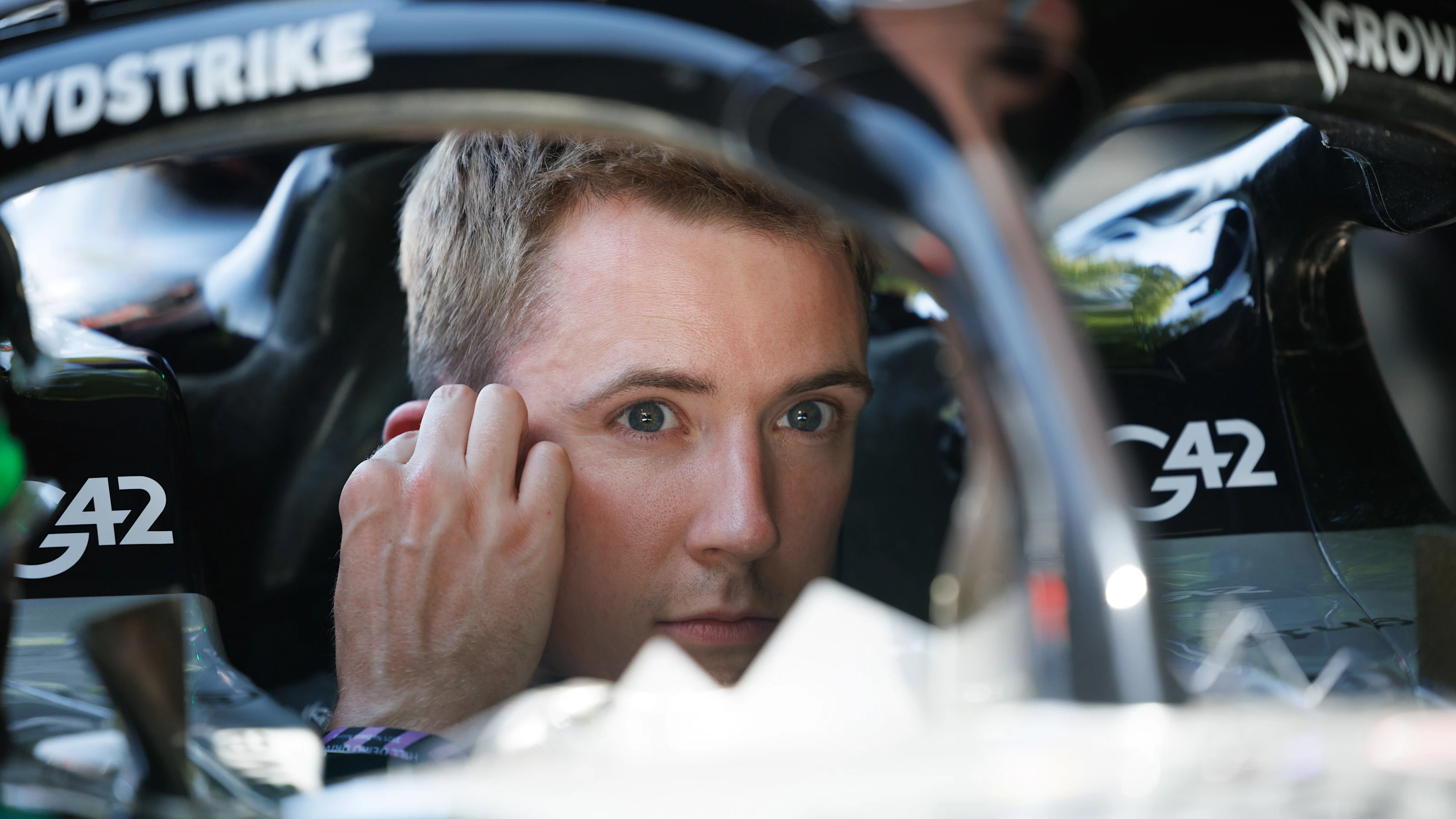 CHICHESTER, ENGLAND - JULY 13: Fred Vesti in the Mercedes F1 Car during the Goodwood Festival of