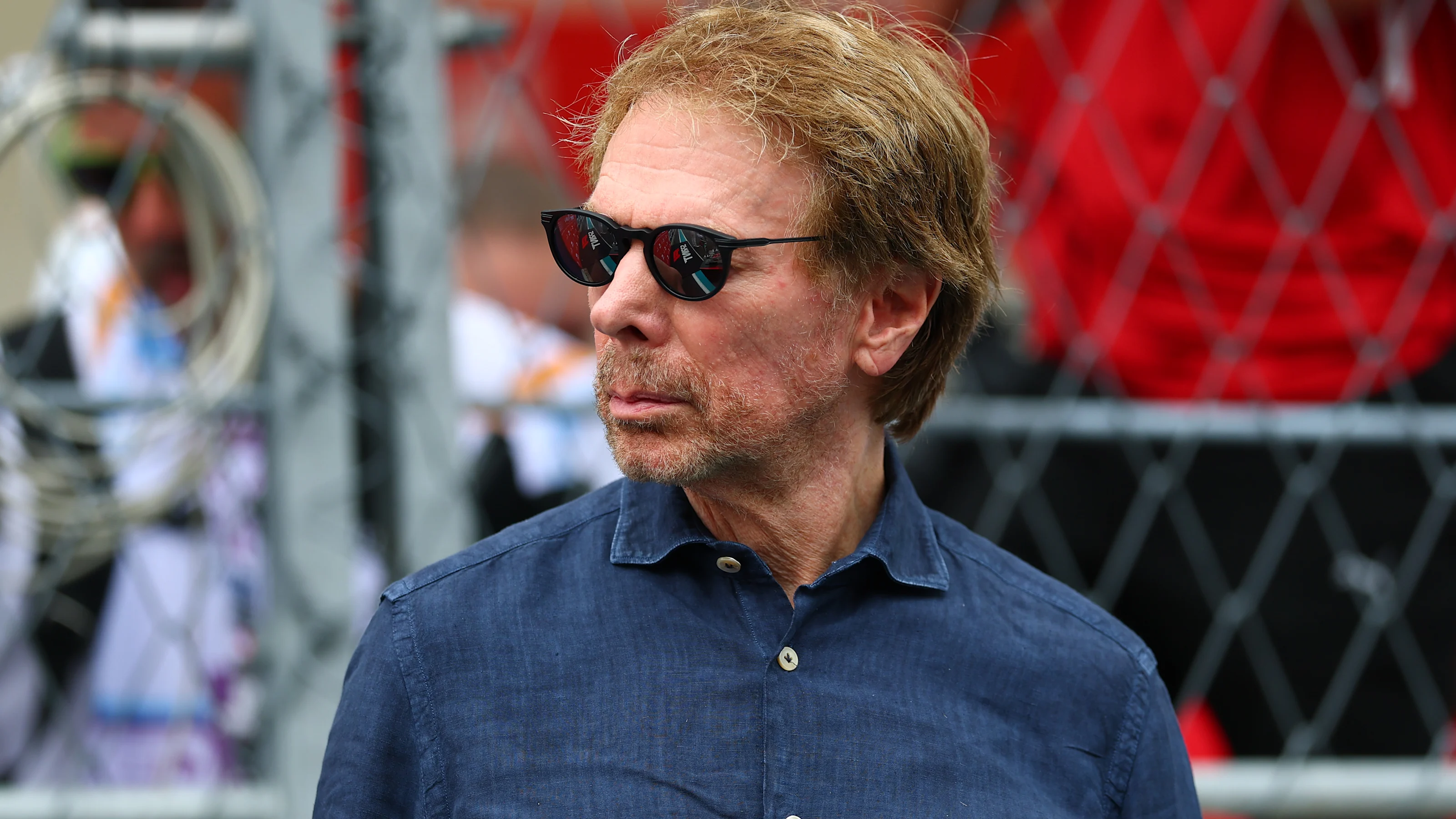 MIAMI, FLORIDA - MAY 03: Jerry Bruckheimer, producer of the upcoming Formula One based movie, F1,