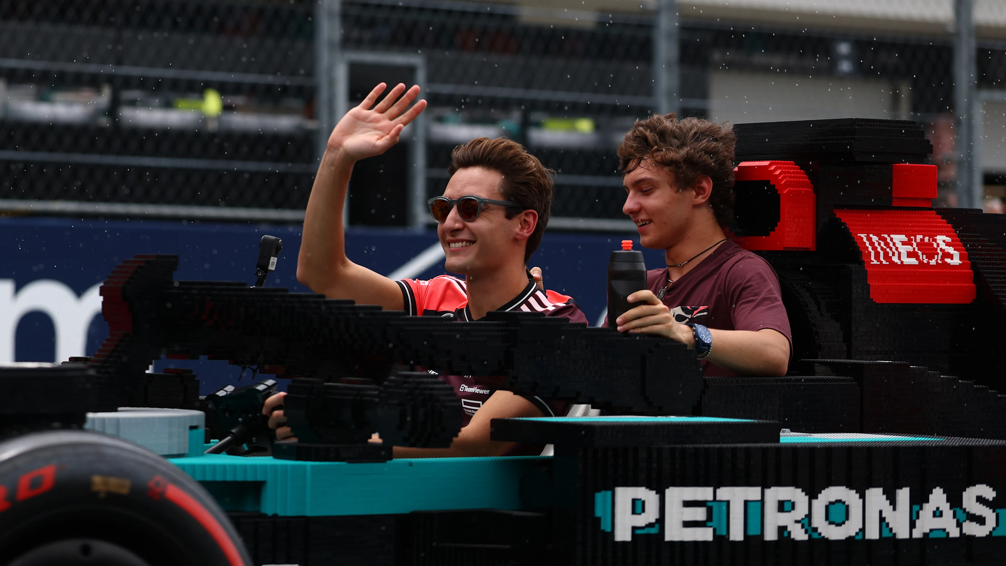 MIAMI, FLORIDA - MAY 04: George Russell of Great Britain and Mercedes AMG Petronas F1 Team and