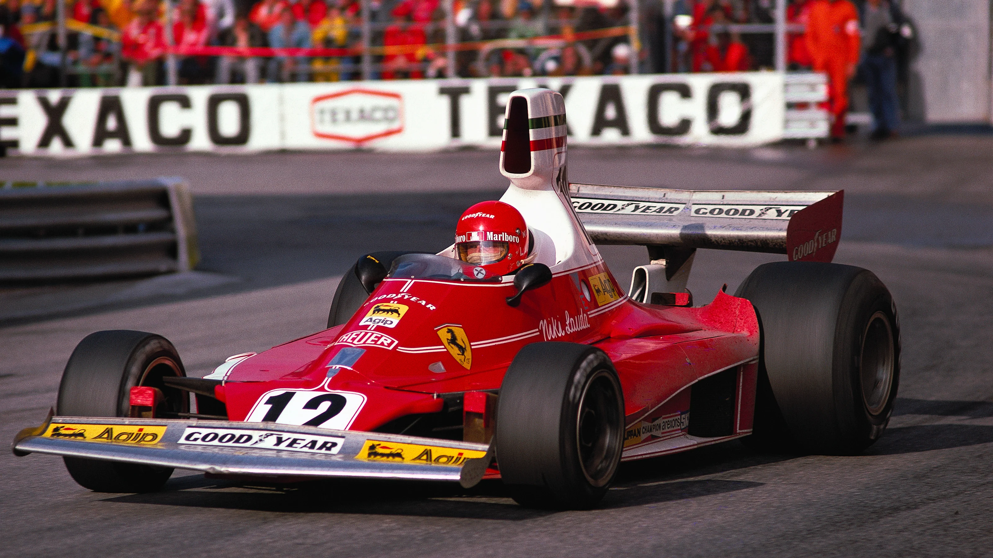 MONTE CARLO, MONACO - MAY 11: Niki Lauda, Ferrari 312T during the Monaco GP at Monte Carlo on May