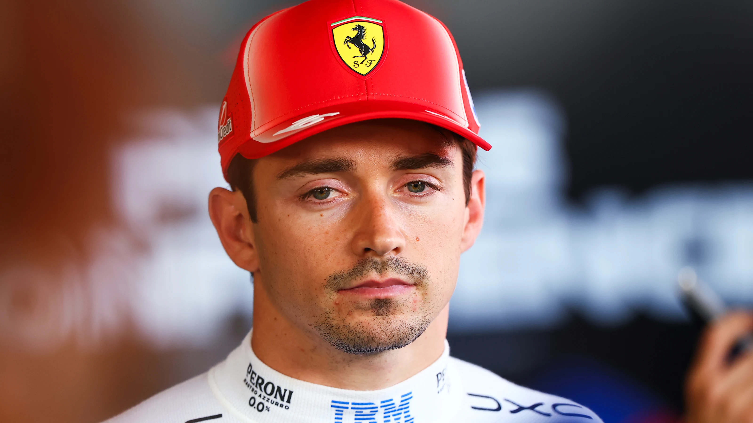 BARCELONA, SPAIN - JUNE 13: Tenth placed qualifier Charles Leclerc of Monaco and Scuderia Ferrari