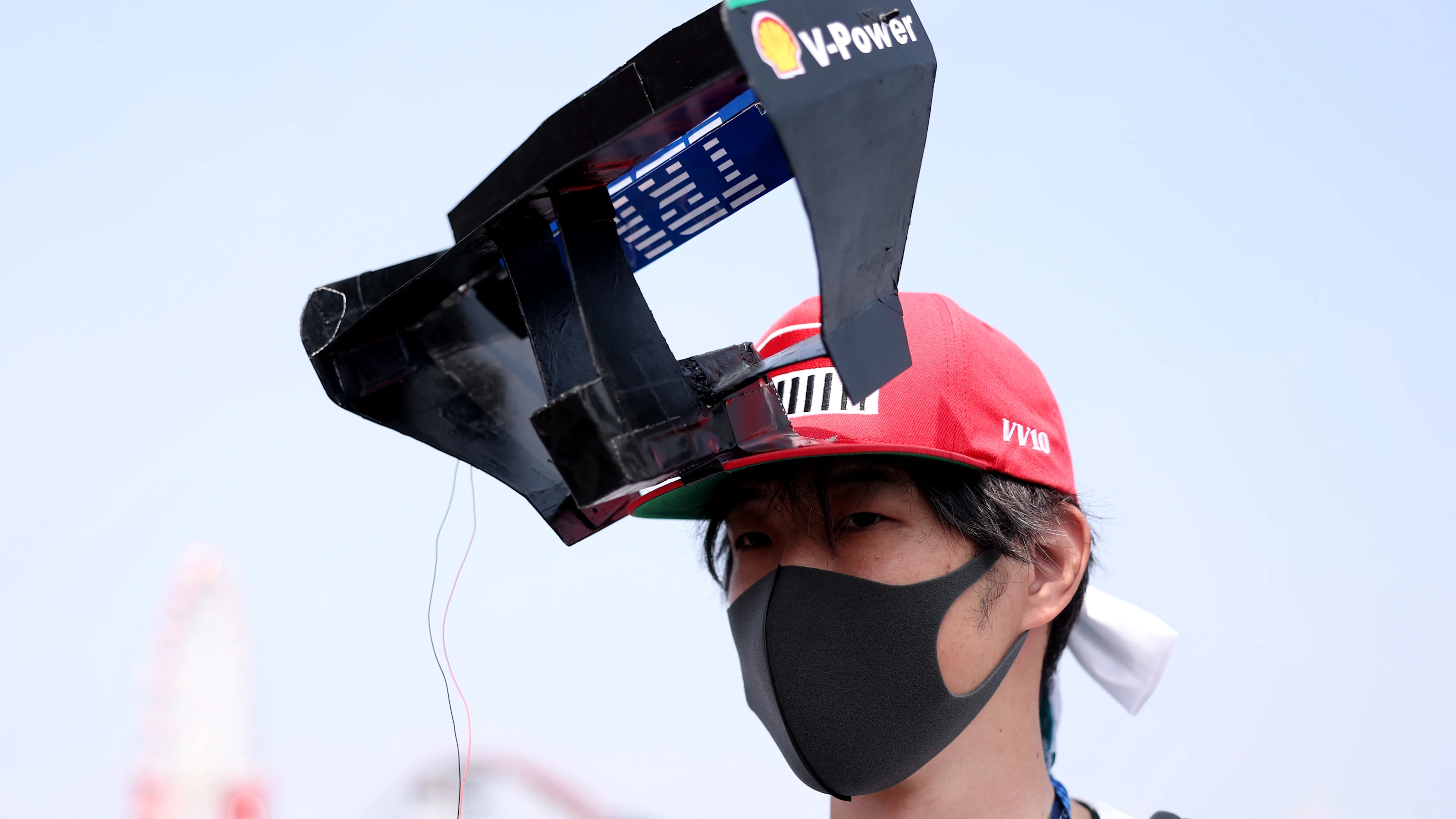 SUZUKA, JAPAN - MARCH 29: A fan of Ferrari prior to the F1 Grand Prix of Japan at Suzuka Circuit on