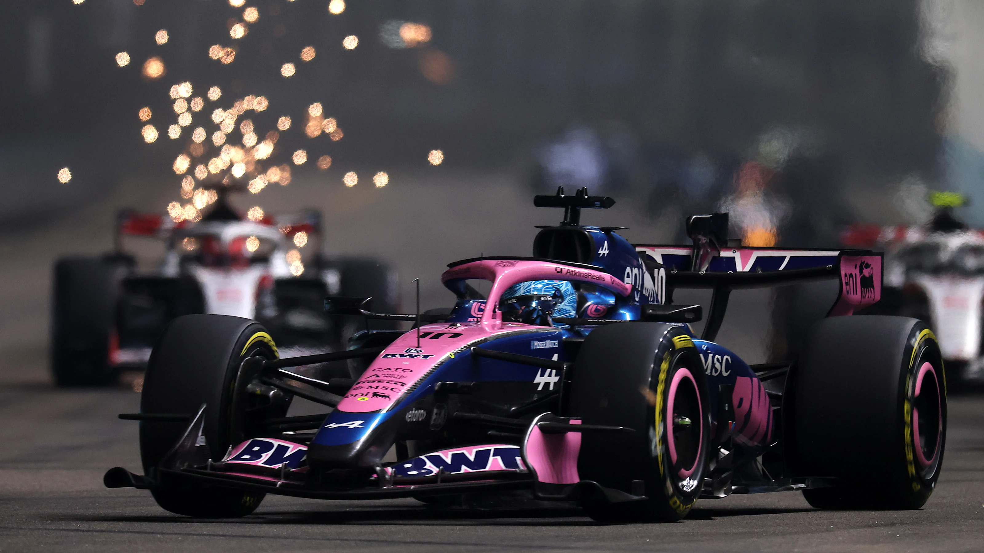 SINGAPORE, SINGAPORE - OCTOBER 11: Pierre Gasly of France driving the (10) Alpine F1 A526 Mercedes