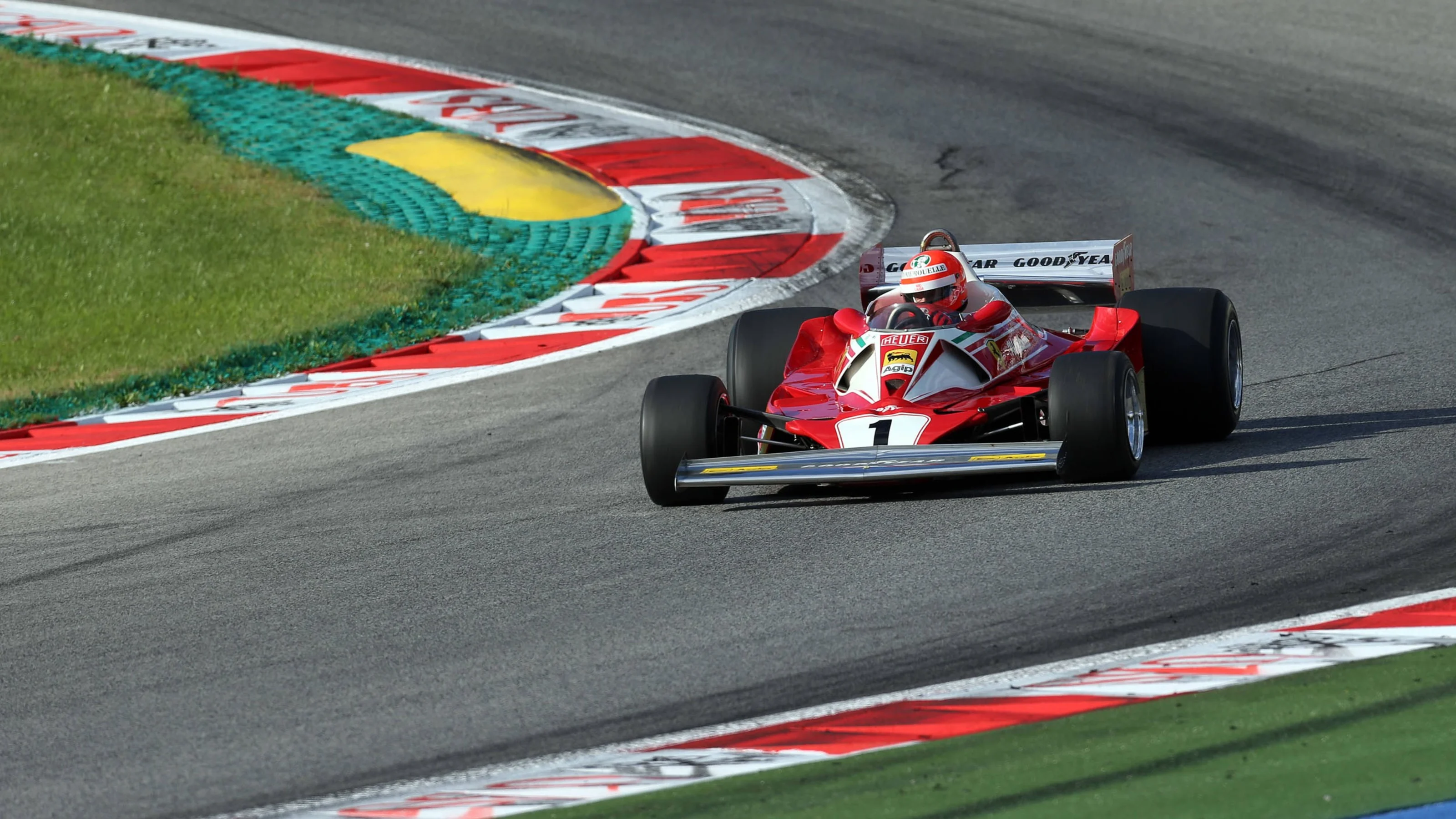 Chairman of the advisory board Niki Lauda (Mercedes GP) drives during the legends parade at the