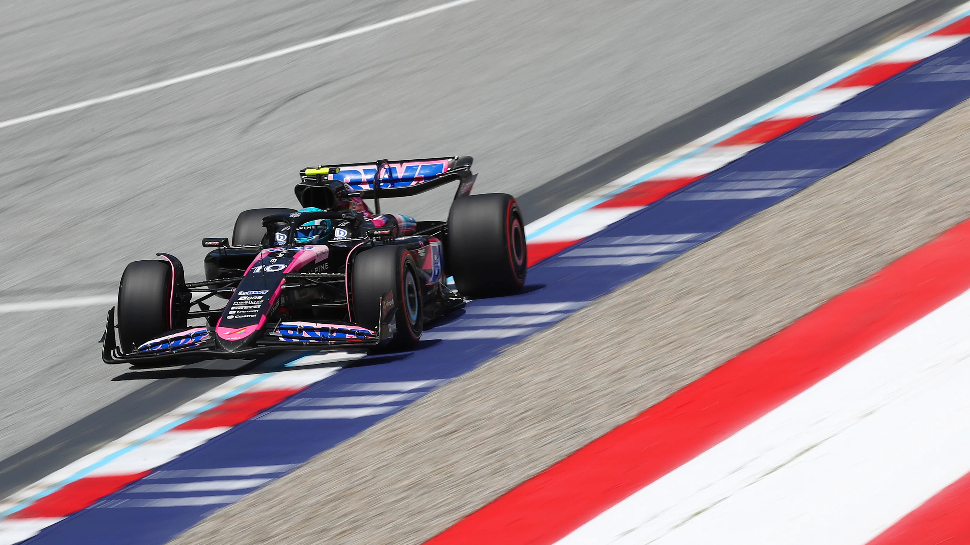 SPIELBERG, AUSTRIA - JUNE 28: Pierre Gasly of France driving the (10) Alpine F1 A524 Renault on
