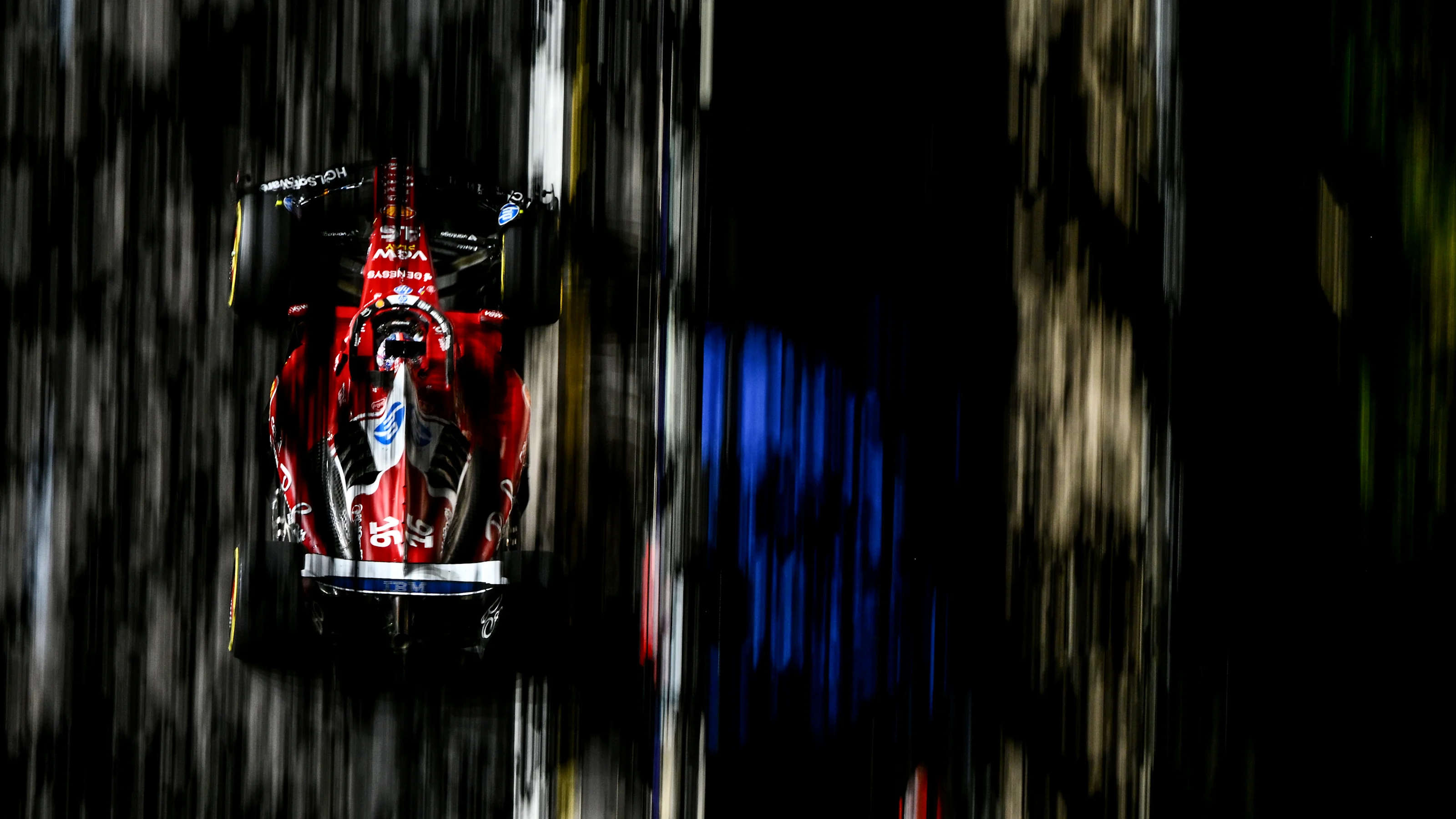 SINGAPORE, SINGAPORE - OCTOBER 03: Charles Leclerc of Monaco driving the (16) Scuderia Ferrari