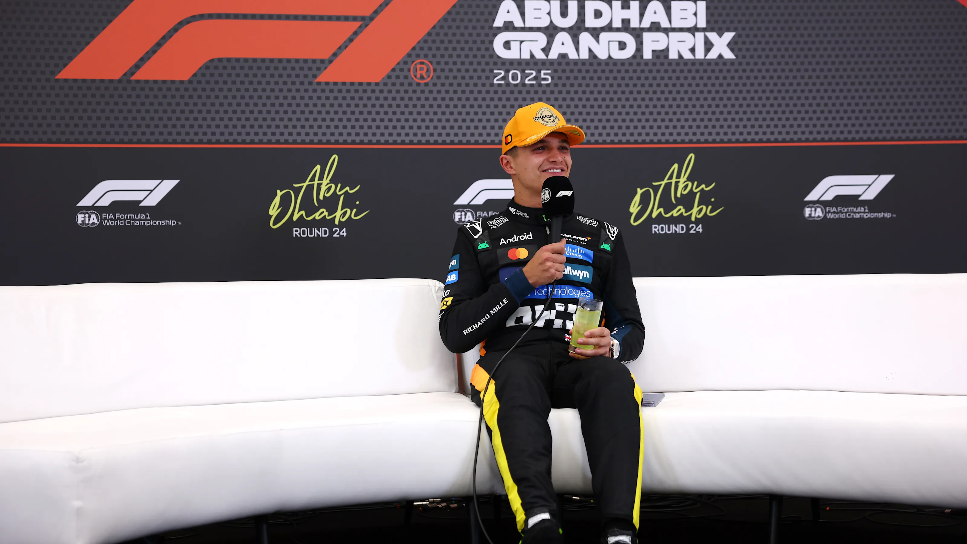 ABU DHABI, UNITED ARAB EMIRATES - DECEMBER 07: 2025 F1 World Drivers Champion and Third placed