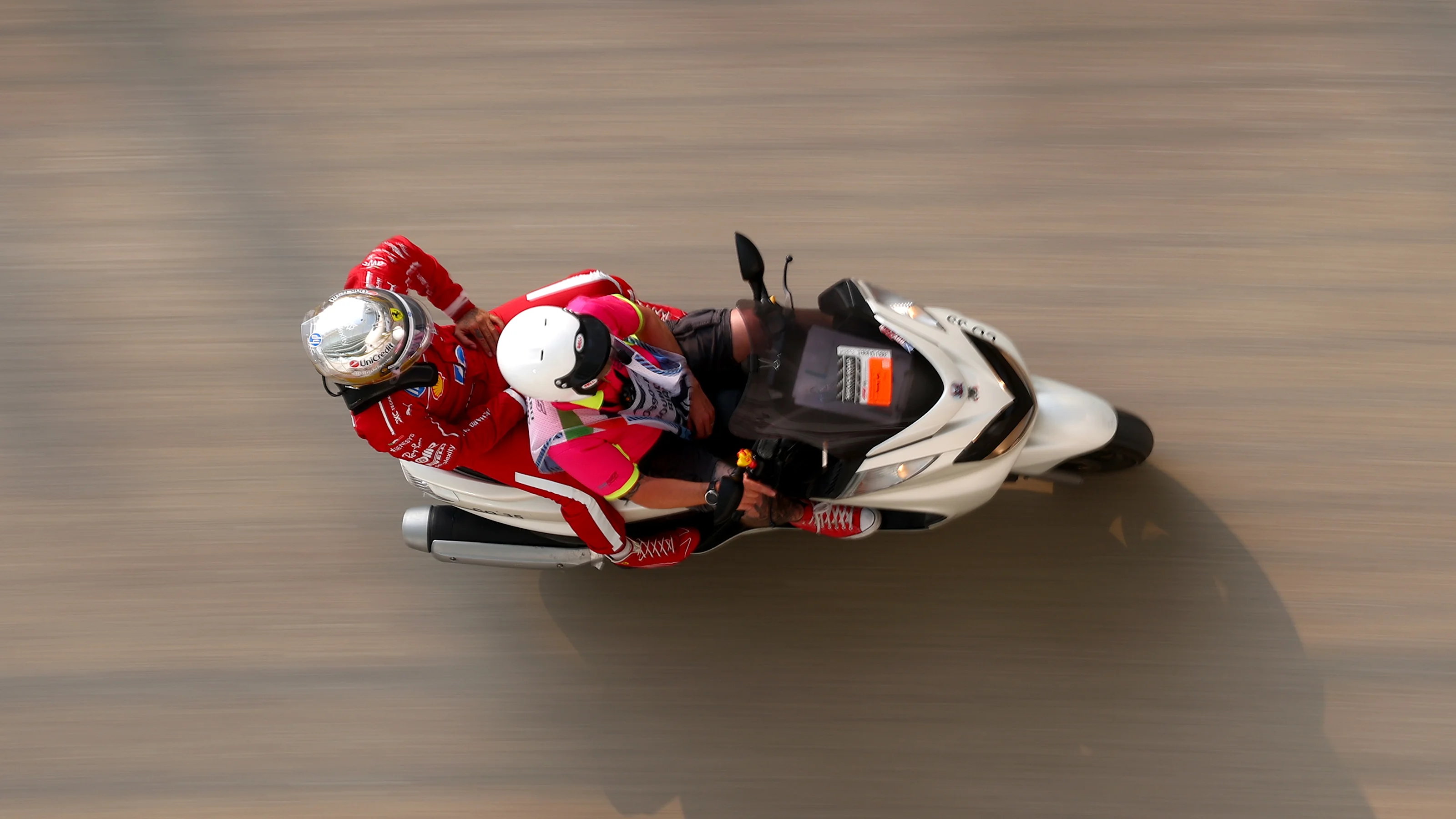 ABU DHABI, UNITED ARAB EMIRATES - DECEMBER 06: Lewis Hamilton of Great Britain and Scuderia Ferrari
