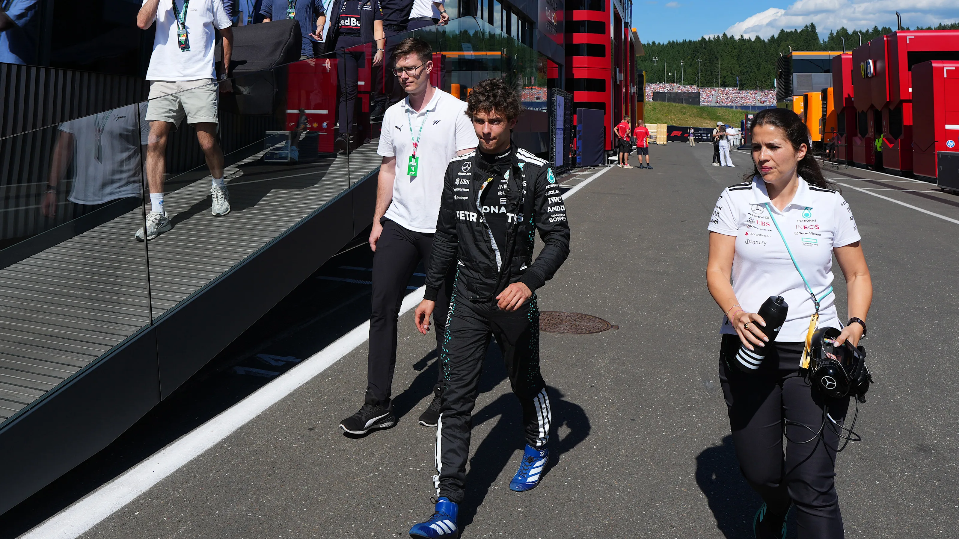 SPIELBERG, AUSTRIA - JUNE 29: Andrea Kimi Antonelli of Italy and Mercedes AMG Petronas F1 Team