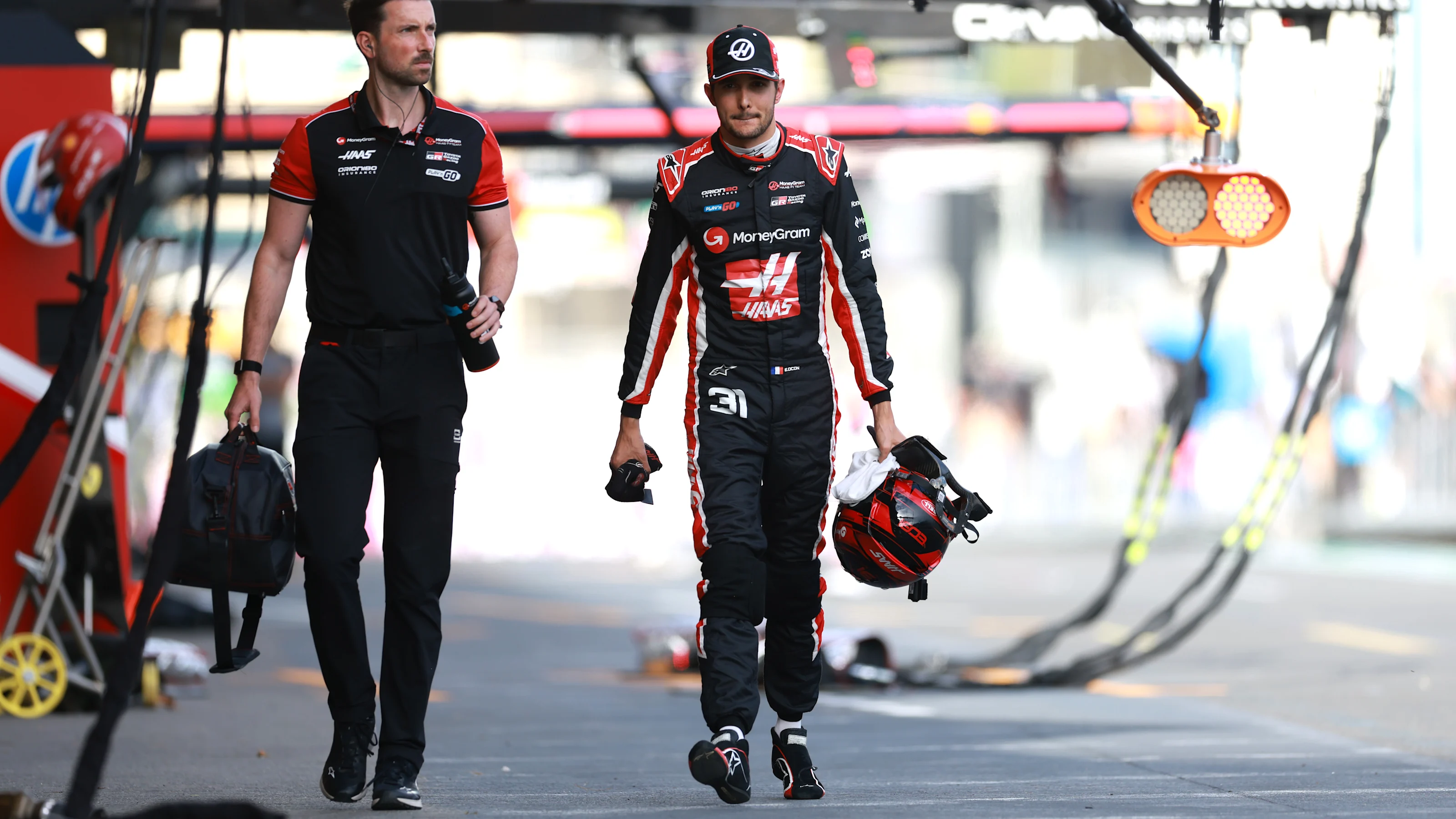 BAKU, AZERBAIJAN - SEPTEMBER 20: Eighteenth placed qualifier Esteban Ocon of France and Haas F1