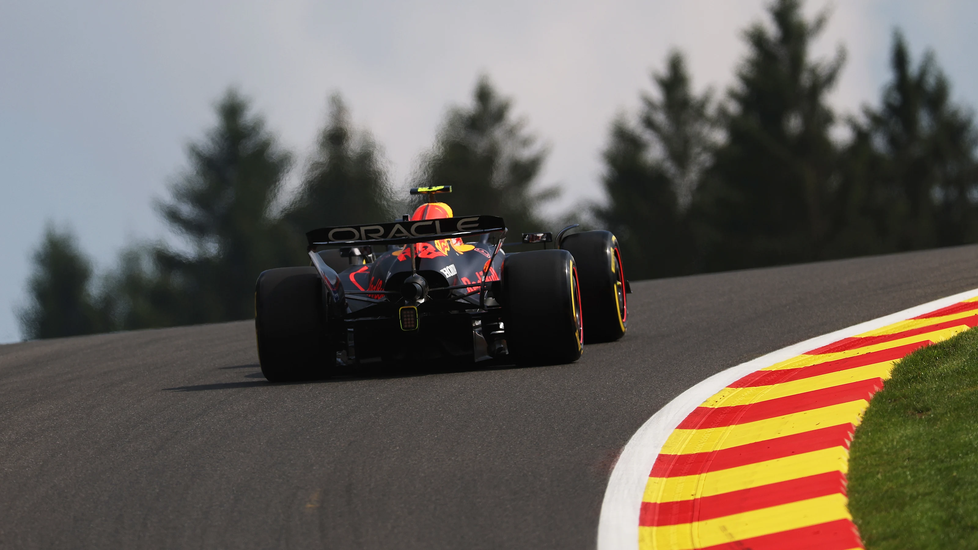 SPA, BELGIUM - JULY 25: Yuki Tsunoda of Japan driving the (22) Oracle Red Bull Racing RB21 on track