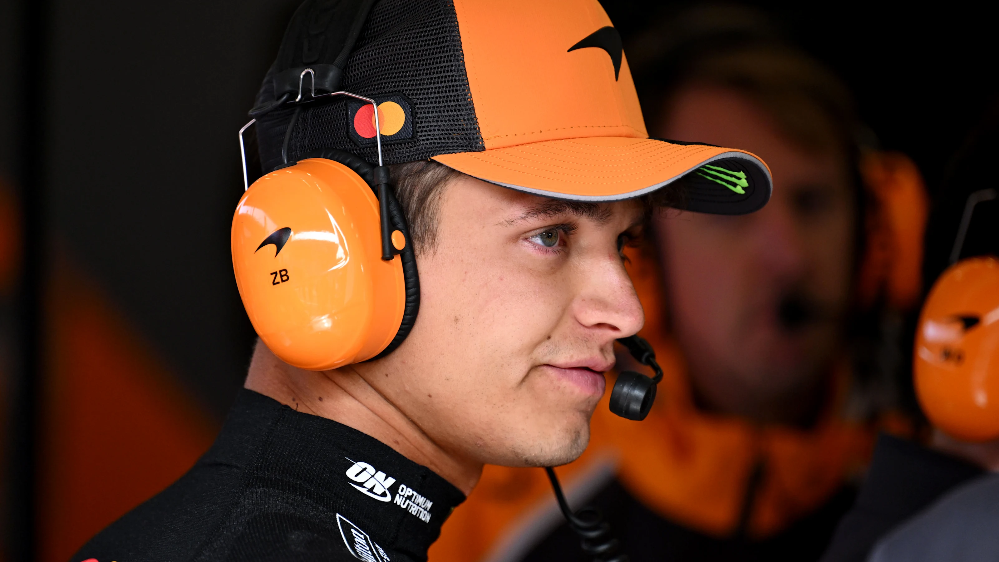 SPA, BELGIUM - JULY 25: Lando Norris of Great Britain and McLaren looks on during Sprint qualifying