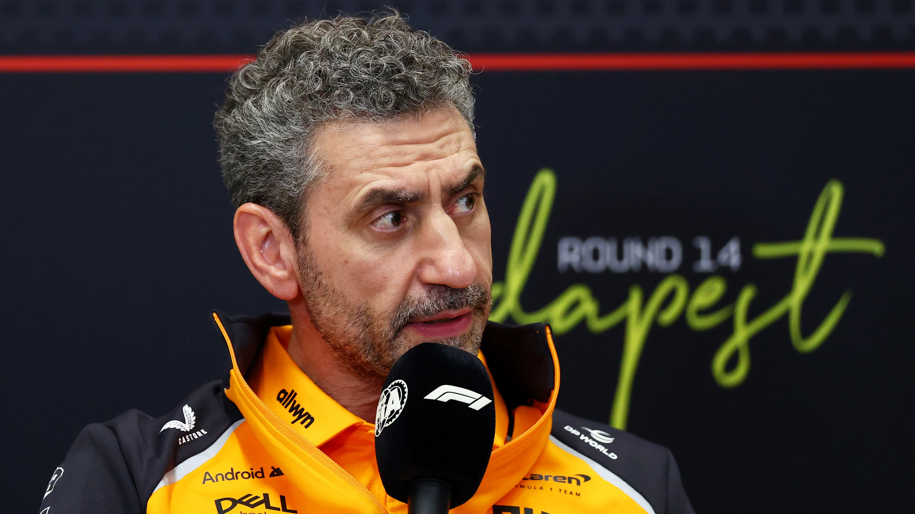 BUDAPEST, HUNGARY - AUGUST 01: Andrea Stella, Team Principal of McLaren in the Team Principals