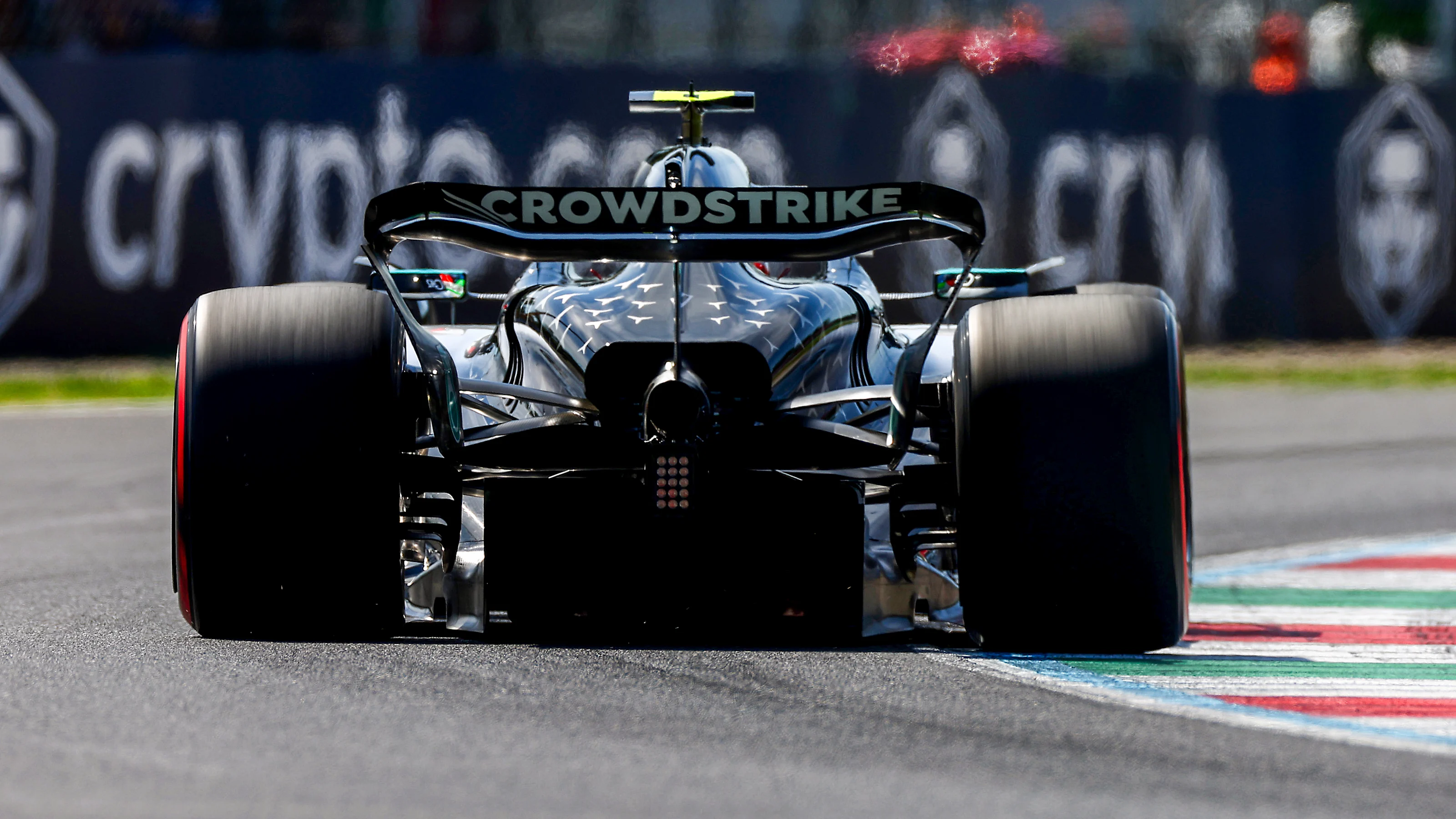 MONZA, ITALY - SEPTEMBER 06: Andrea Kimi Antonelli of Italy driving the (12) Mercedes AMG Petronas