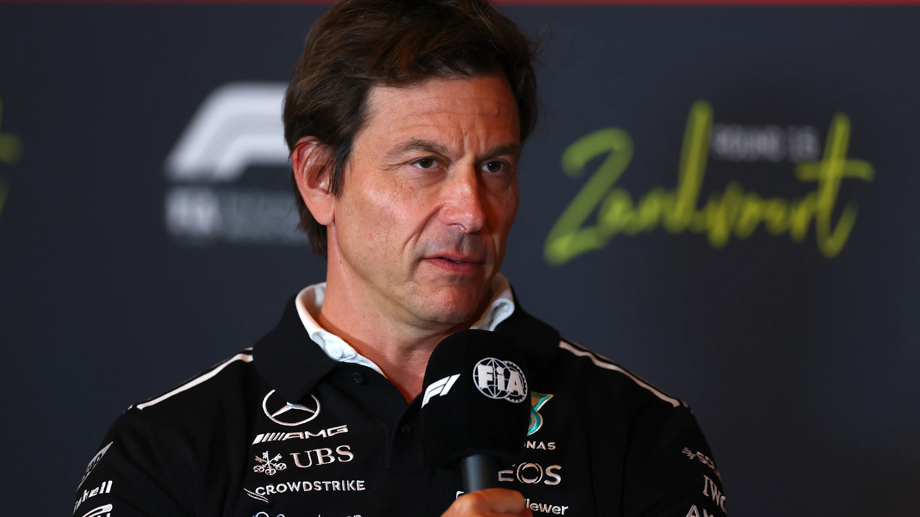 ZANDVOORT, NETHERLANDS - AUGUST 29: Toto Wolff, Executive Director of Mercedes AMG Petronas F1 Team