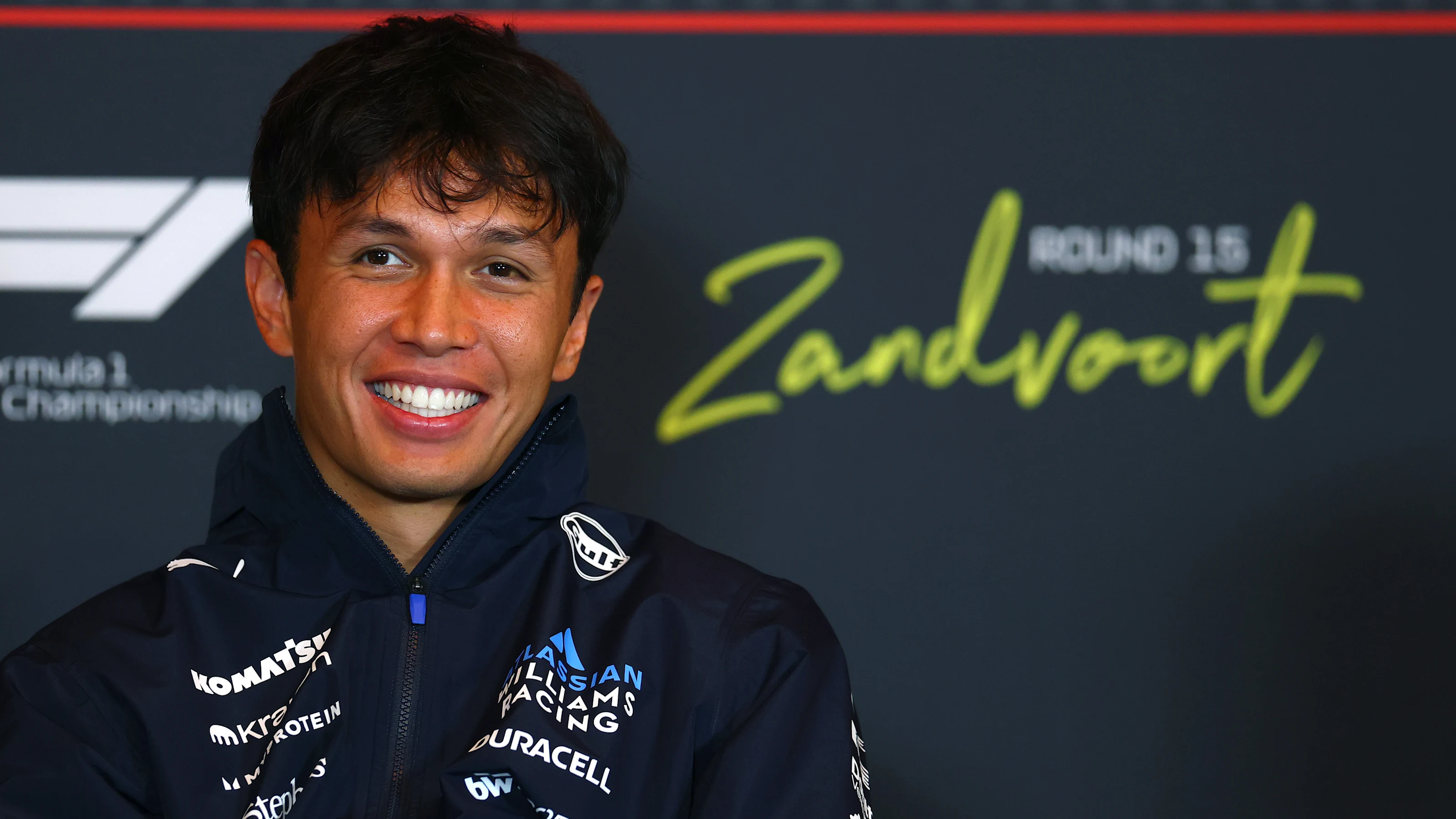 ZANDVOORT, NETHERLANDS - AUGUST 28: Alexander Albon of Thailand and Williams looks on in the