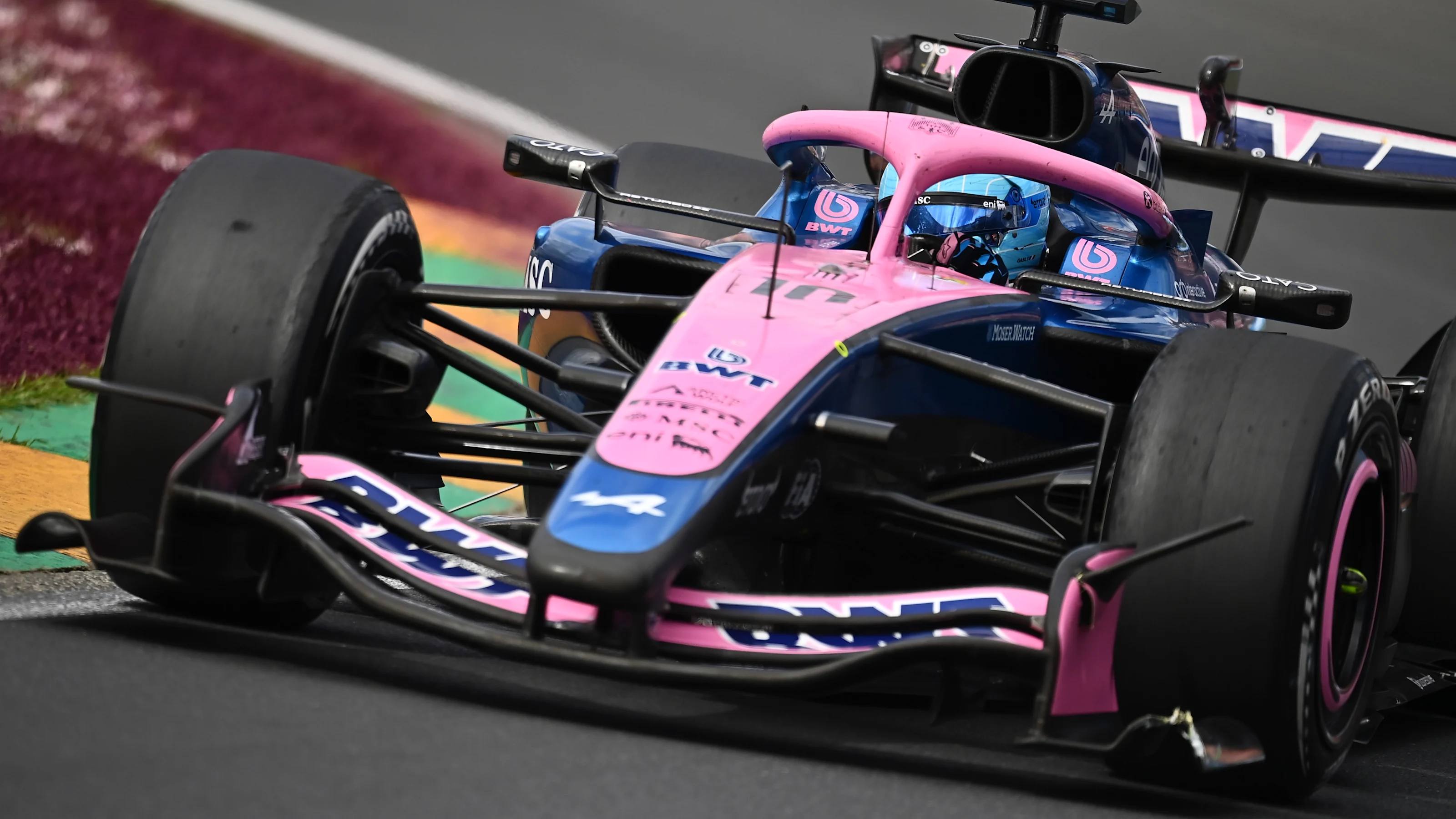 MELBOURNE, AUSTRALIA - MARCH 08: Pierre Gasly of France driving the (10) Alpine F1 A526 Mercedes on