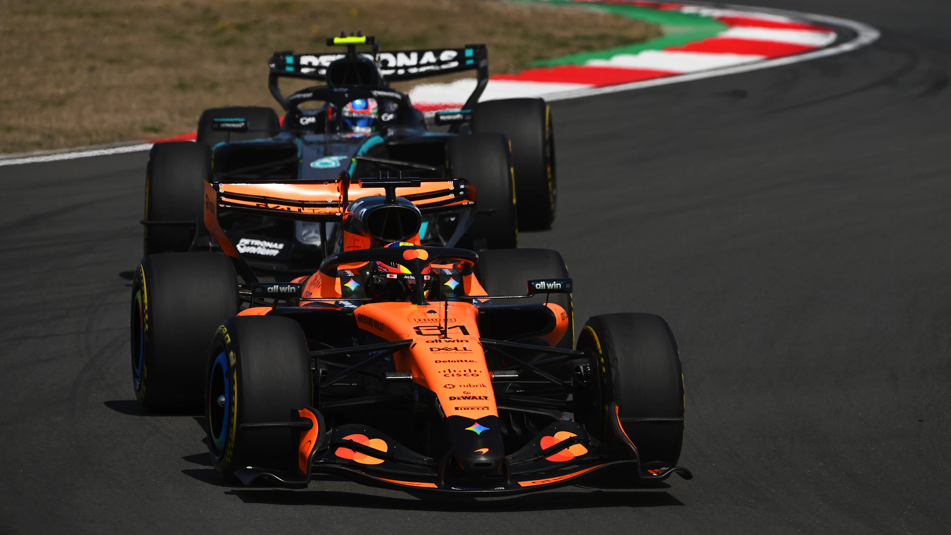 SHANGHAI, CHINA - MARCH 14: Oscar Piastri of Australia driving the (81) McLaren MCL40 Mercedes