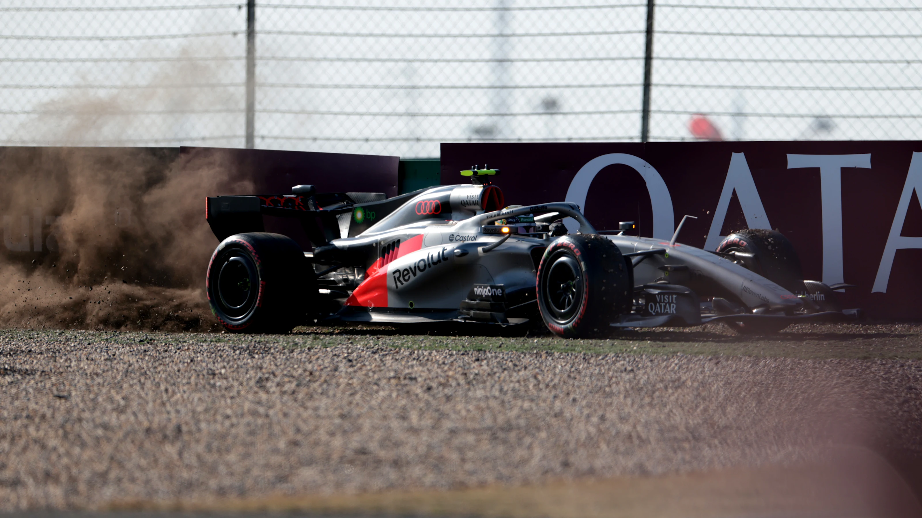 SHANGHAI, CHINA - MARCH 14: Gabriel Bortoleto of Brazil driving the (5) Audi F1 Team R26 in the
