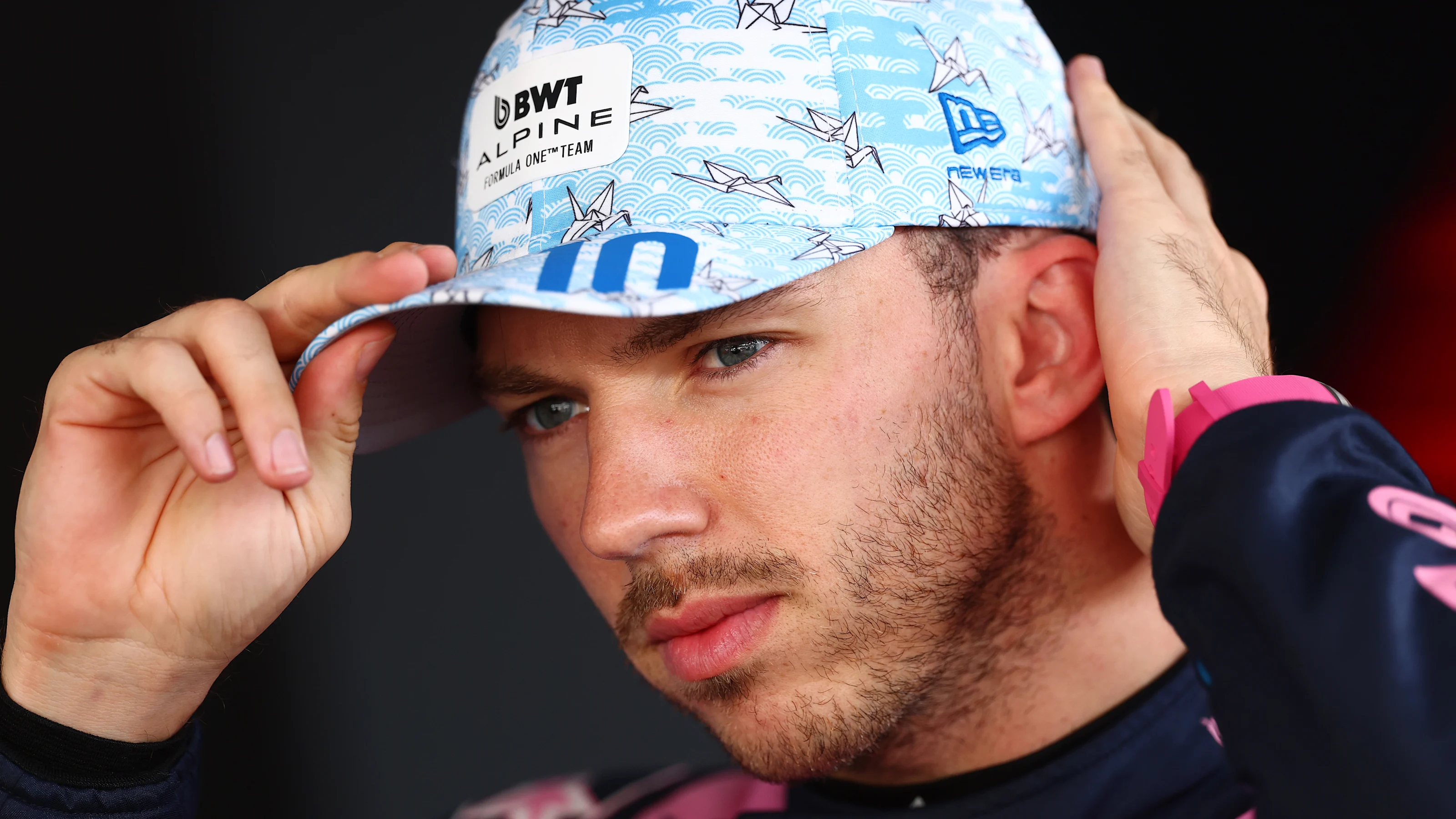 SUZUKA, JAPAN - MARCH 27: Pierre Gasly of France and Alpine F1 looks on during practice ahead of