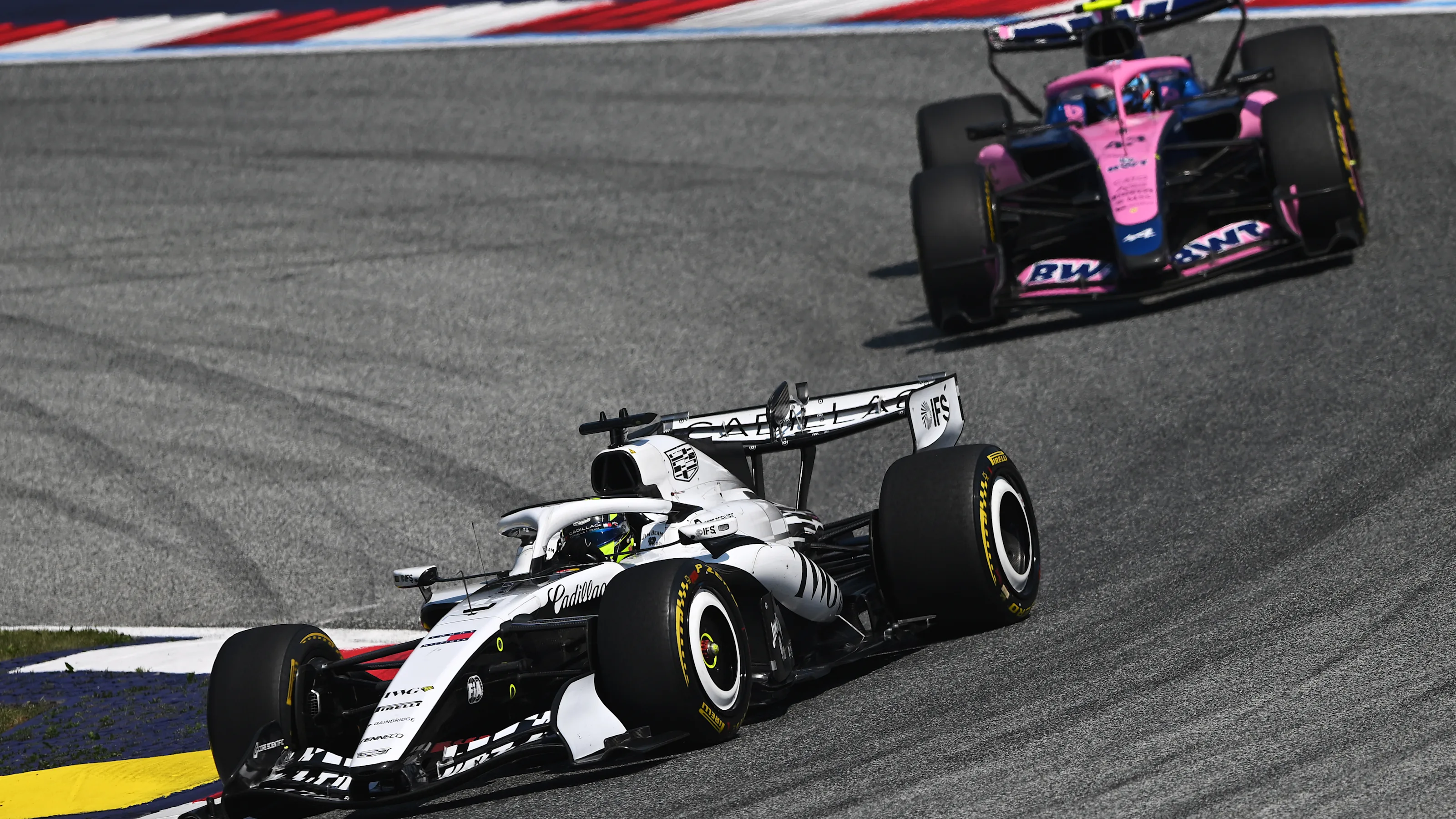 SPIELBERG, AUSTRIA - JUNE 28: Sergio Perez of Mexico driving the (11) Cadillac F1 Team MAC-26